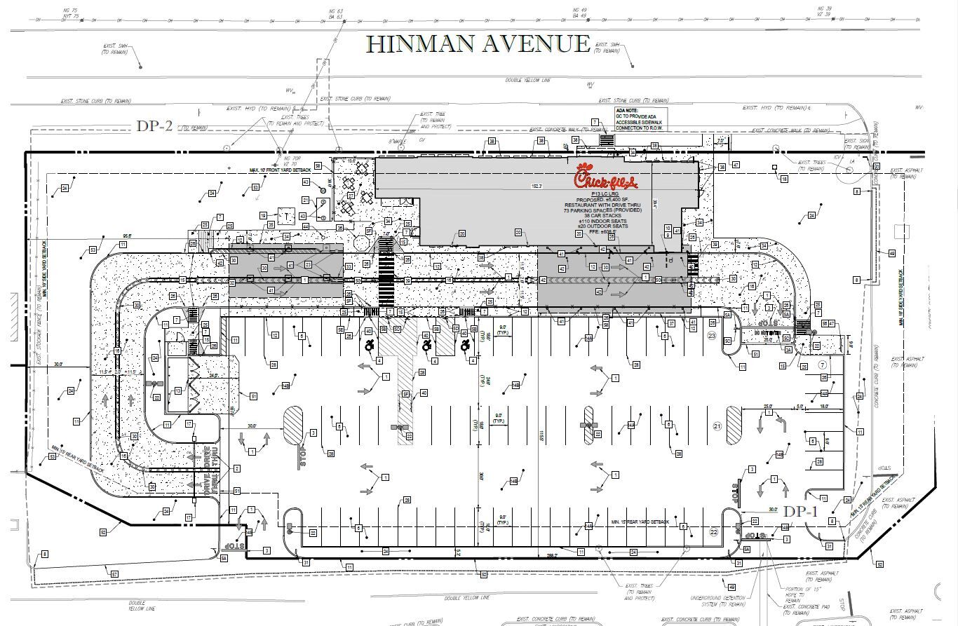 Chick-fil-A site plan